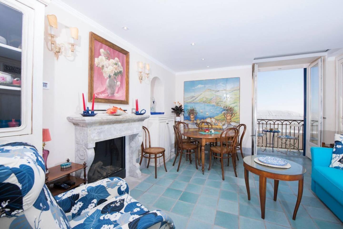 Perla Nel Blu Villa Affacciata Sul Mare Conca dei Marini Exteriér fotografie