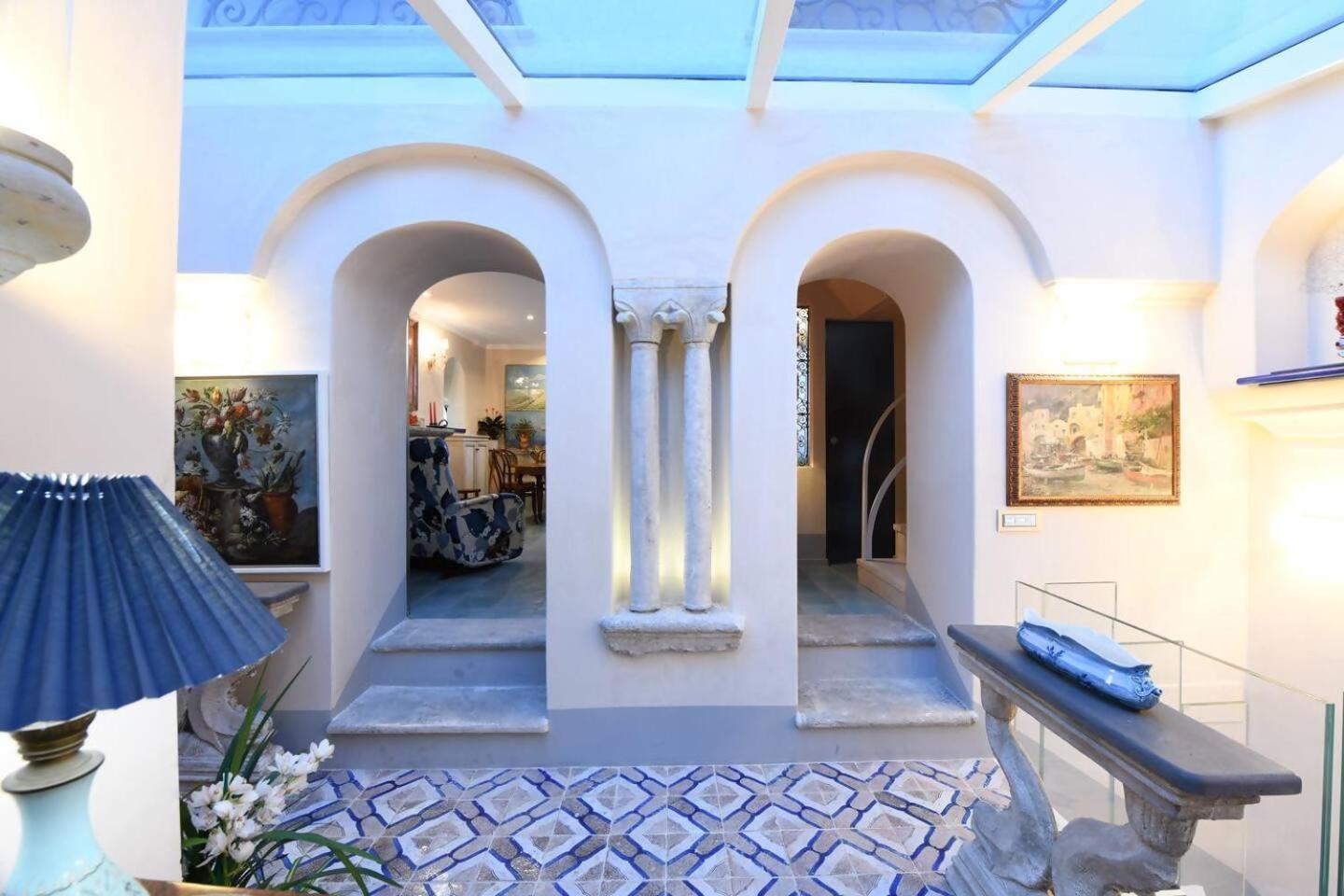 Perla Nel Blu Villa Affacciata Sul Mare Conca dei Marini Exteriér fotografie