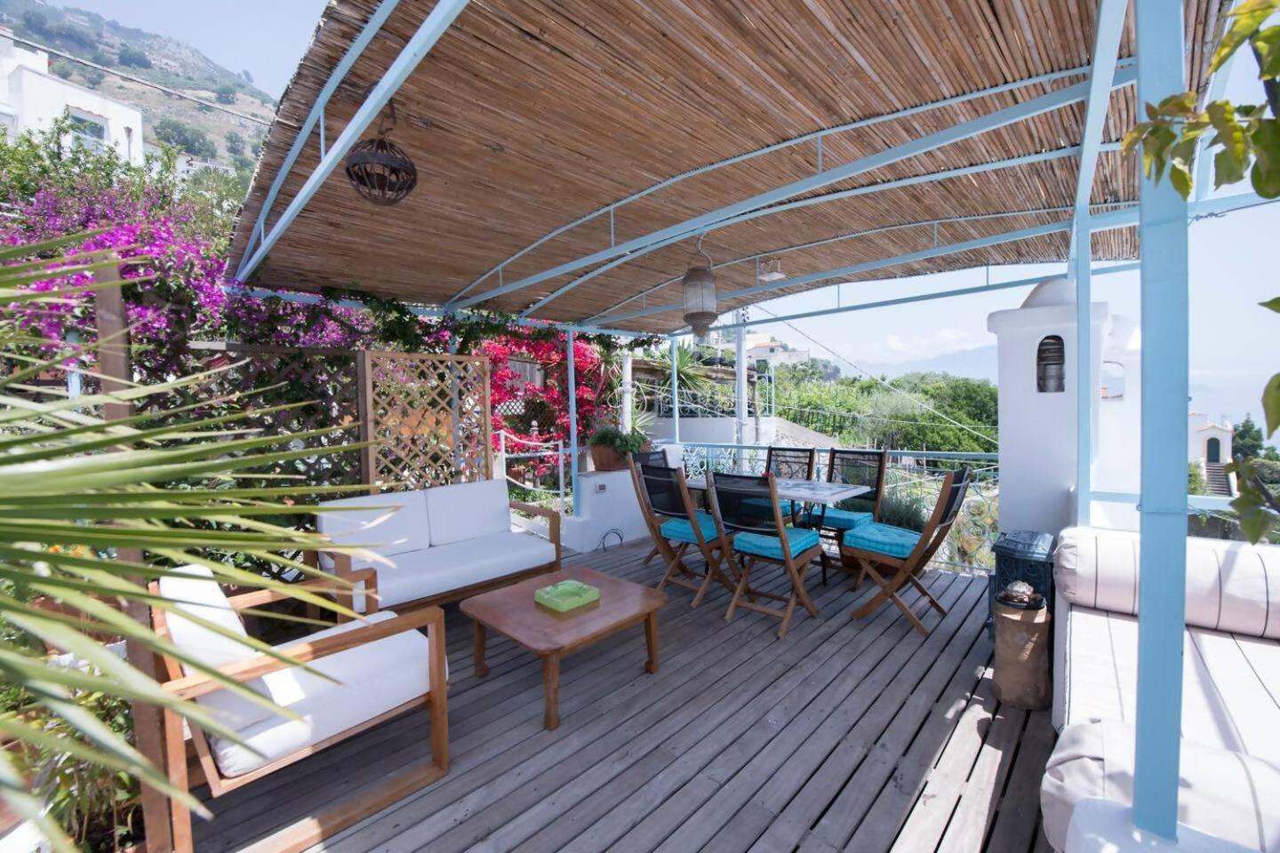 Perla Nel Blu Villa Affacciata Sul Mare Conca dei Marini Exteriér fotografie