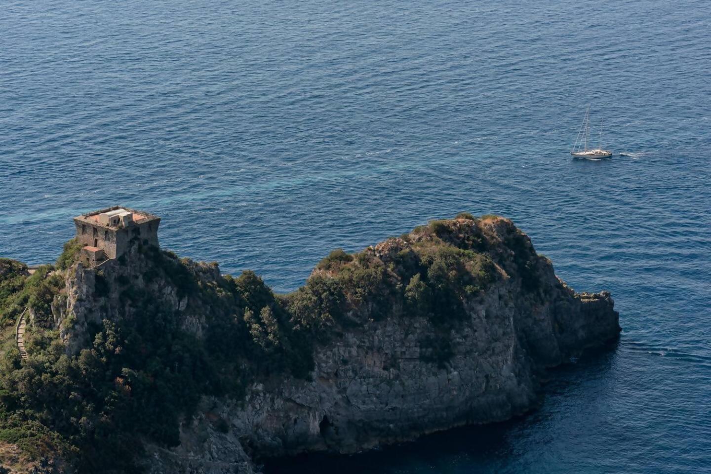 Perla Nel Blu Villa Affacciata Sul Mare Conca dei Marini Exteriér fotografie